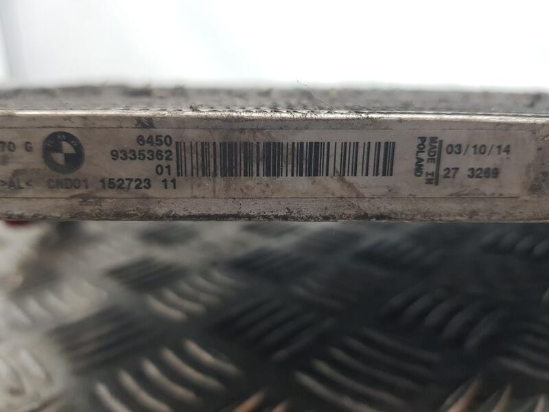 Recambio de condensador / radiador aire acondicionado para bmw serie 3 lim. (f30) 318 d referencia OEM IAM 64506804722  