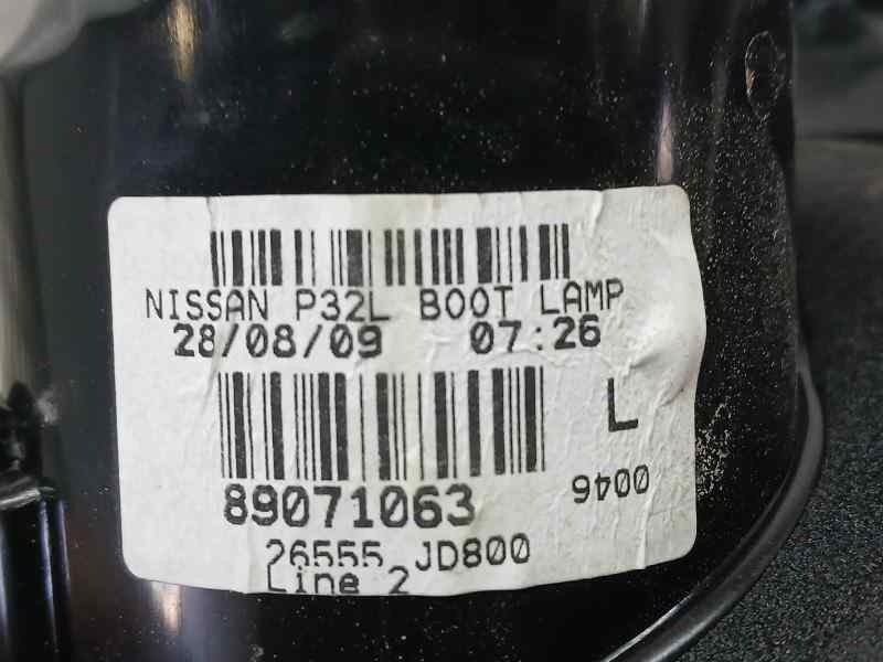Recambio de piloto trasero izquierdo para nissan qashqai (j10) acenta referencia OEM IAM 26555JD800  INTERIOR
