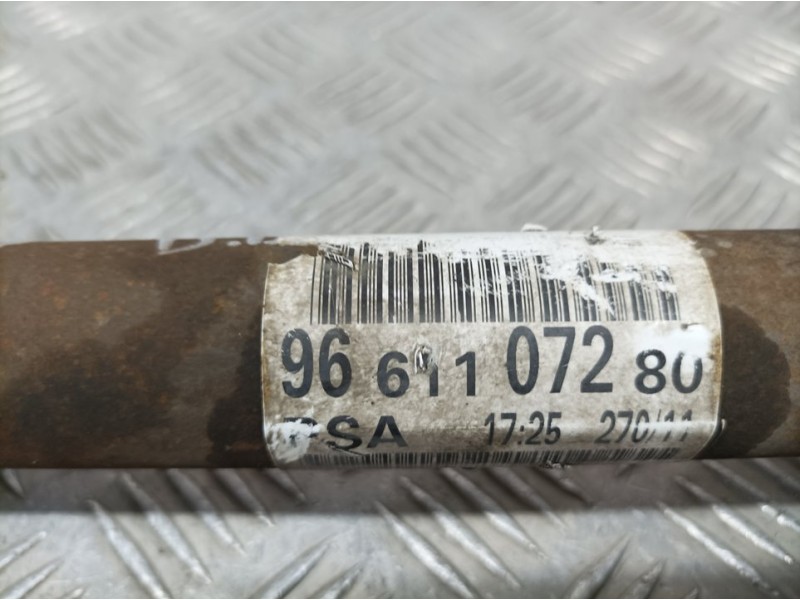 Recambio de transmision delantera derecha para citroën c4 lim. white attraction referencia OEM IAM 9661107280  