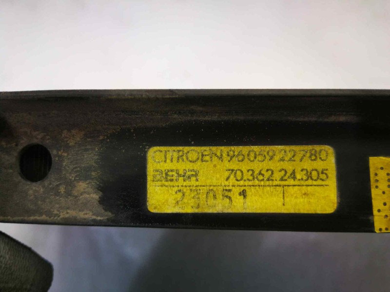 Recambio de condensador / radiador aire acondicionado para citroën zx 1.4 referencia OEM IAM 9605922780 7036224305 BERH