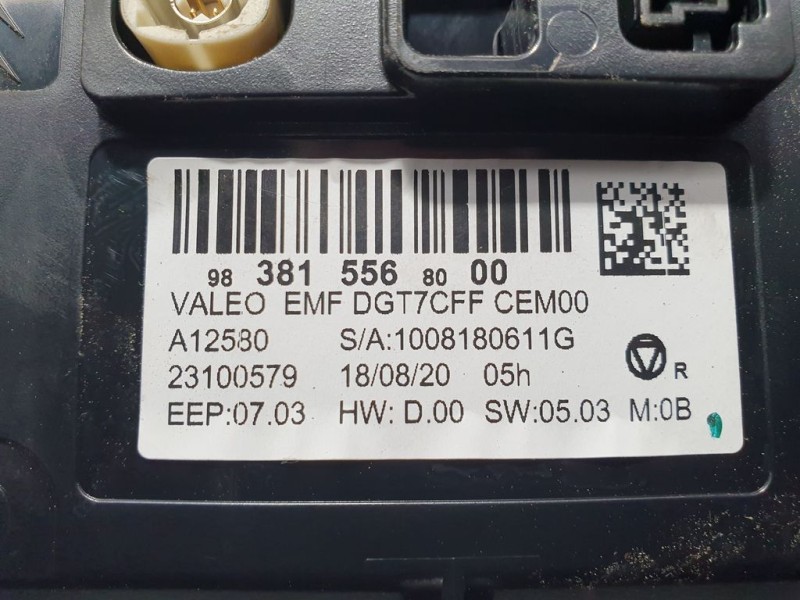 Recambio de sistema navegacion gps para peugeot 308 allure referencia OEM IAM 9838155680 23100579 VALEO