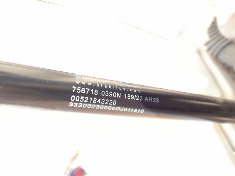 Recambio de amortiguadores maletero / porton para fiat 500e (332_) elektro 3+1 (fa1) referencia OEM IAM 756718  