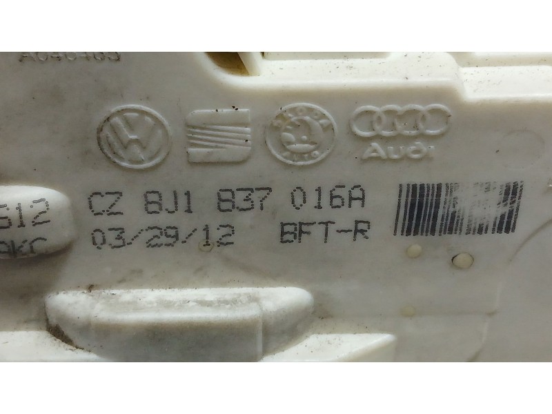 Recambio de cerradura puerta delantera derecha para audi q3 (8ub, 8ug) 2.0 tdi quattro referencia OEM IAM 8J1837016A  