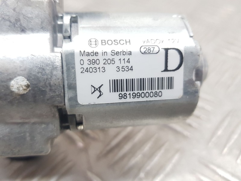 Recambio de motor limpia trasero para peugeot 208 ii (ub_, up_, uw_, uj_) 1.2 puretech 100 referencia OEM IAM 9819900080  