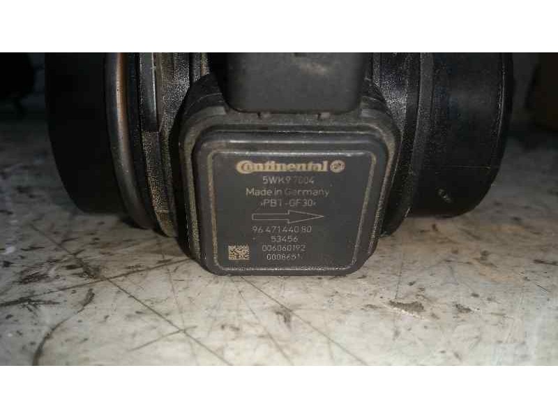 Recambio de caudalimetro para citroën c3 sx referencia OEM IAM 5WK97004 9647144080 CONTINENTAL
