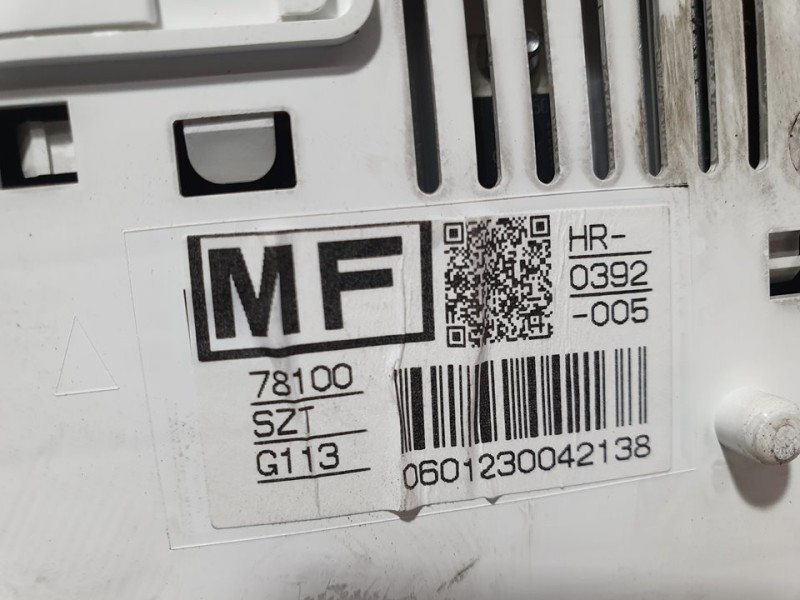 Recambio de cuadro instrumentos para honda cr-z (szt) gt referencia OEM IAM 78100SZTG113 HR0392005 