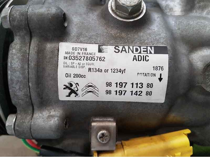 Recambio de compresor aire acondicionado para peugeot boxer furgón gran volumen 435 l4h3 komfort bluehdi 160 referencia OEM IAM 
