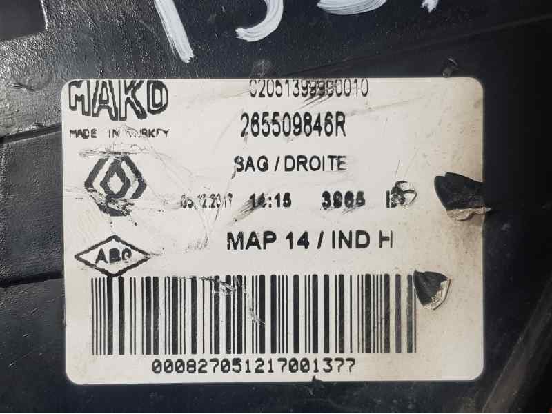 Recambio de piloto trasero derecho para renault clio iv limited referencia OEM IAM 265509846R  EXTERIOR MAKO