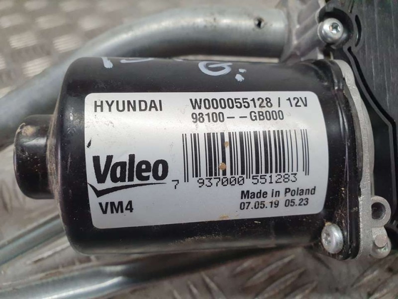 Recambio de motor limpia delantero para hyundai i20 active klass active bluedrive referencia OEM IAM 98100GB000 W000055128 VALEO