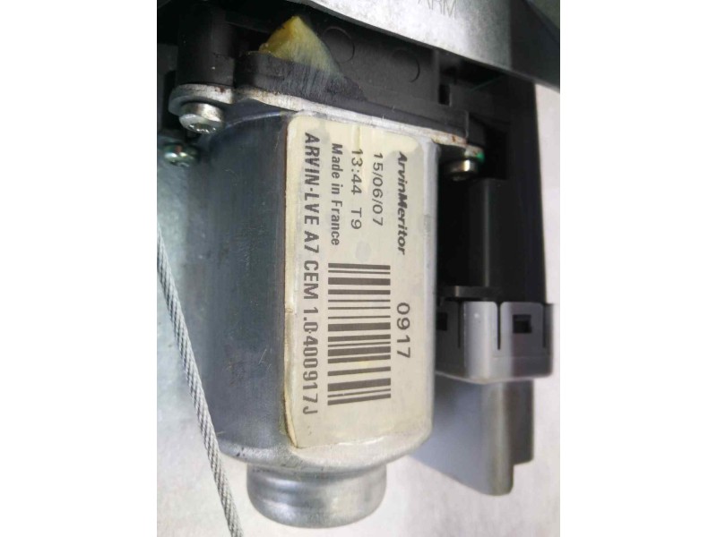 Recambio de elevalunas delantero izquierdo para peugeot 207 1.4 hdi referencia OEM IAM 400917J  6 PINS