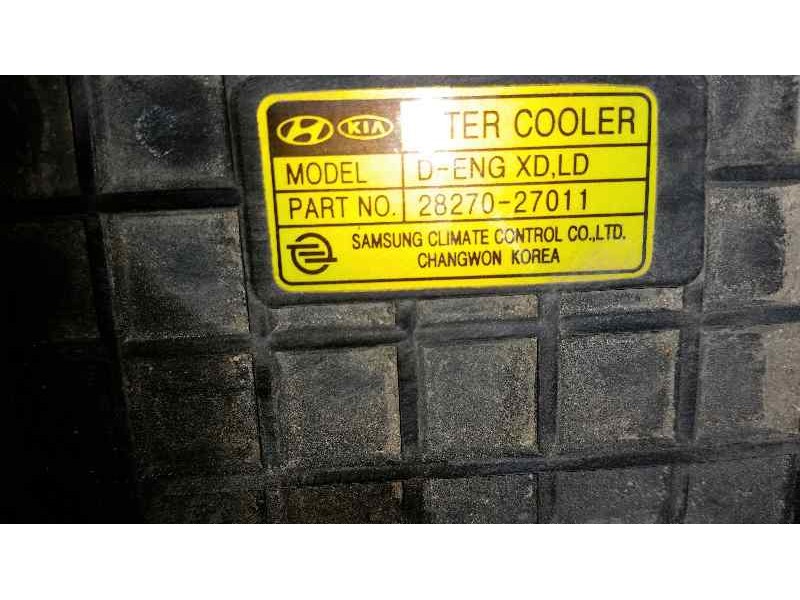 Recambio de intercooler para kia cerato 2.0 ex crdi berlina (4-ptas.) referencia OEM IAM 2827027011  