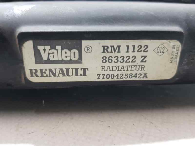 Recambio de radiador agua para renault megane i scenic (ja0) 1.6e alize referencia OEM IAM 7700425842A 863322Z VALEO