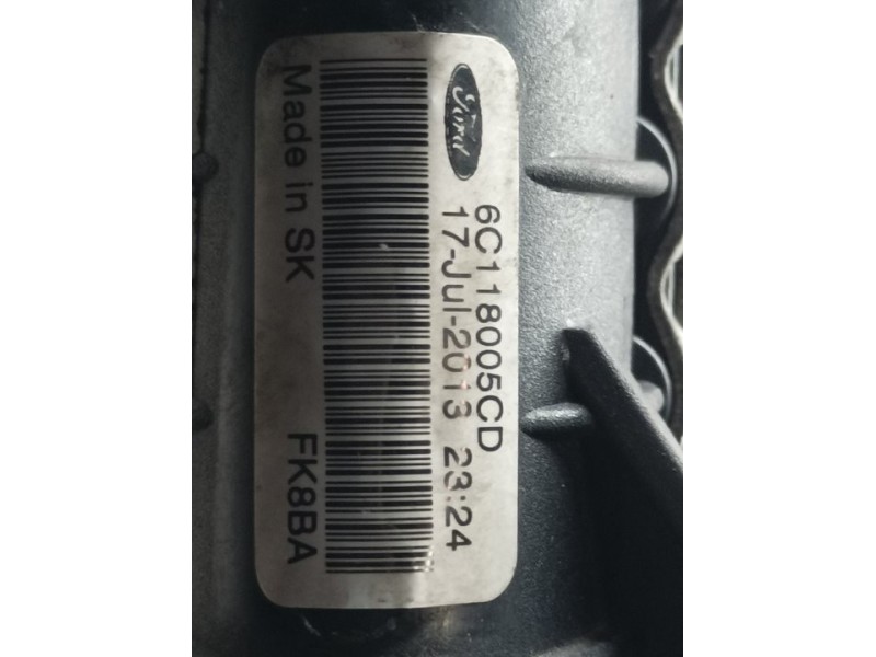 Recambio de radiador agua para ford transit caja cerrada ´06 ft 350 l (largo) pkw (turismo) referencia OEM IAM 6C118005CD  