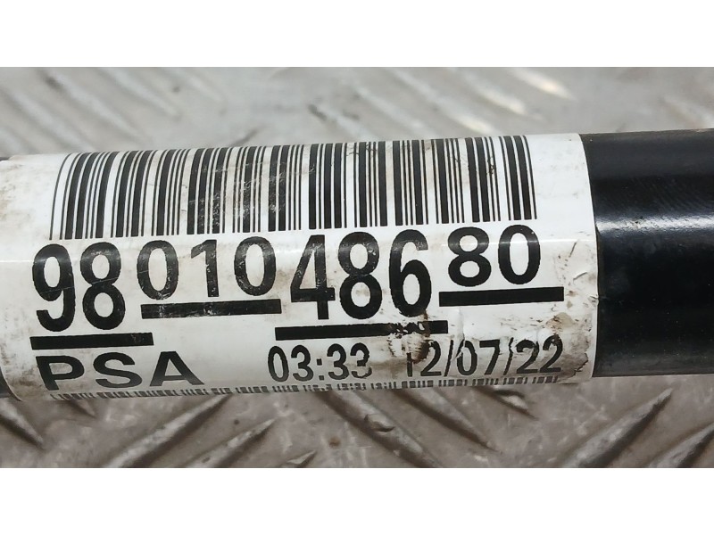 Recambio de transmision delantera derecha para citroën c3 iii (sx) 1.5 bluehdi 100 (sxyhyp, sxyhtu) referencia OEM IAM 980104868