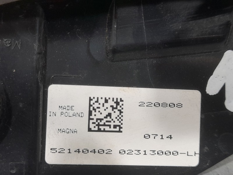 Recambio de piloto delantero izquierdo para fiat 500e (332_) elektro 3+1 (fa1) referencia OEM IAM 02313000LH 52140402 (LUZ DE DI