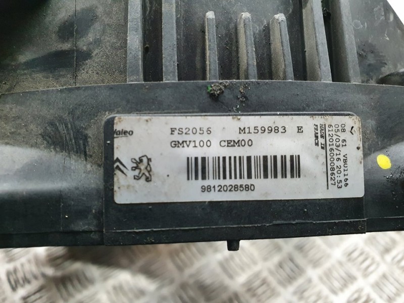 Recambio de electroventilador para citroën c-elysée exclusive referencia OEM IAM 9812028580 M159983 