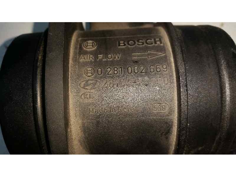 Recambio de caudalimetro para kia cerato 2.0 ex crdi berlina (4-ptas.) referencia OEM IAM 0281002669 2816427050 BOSCH