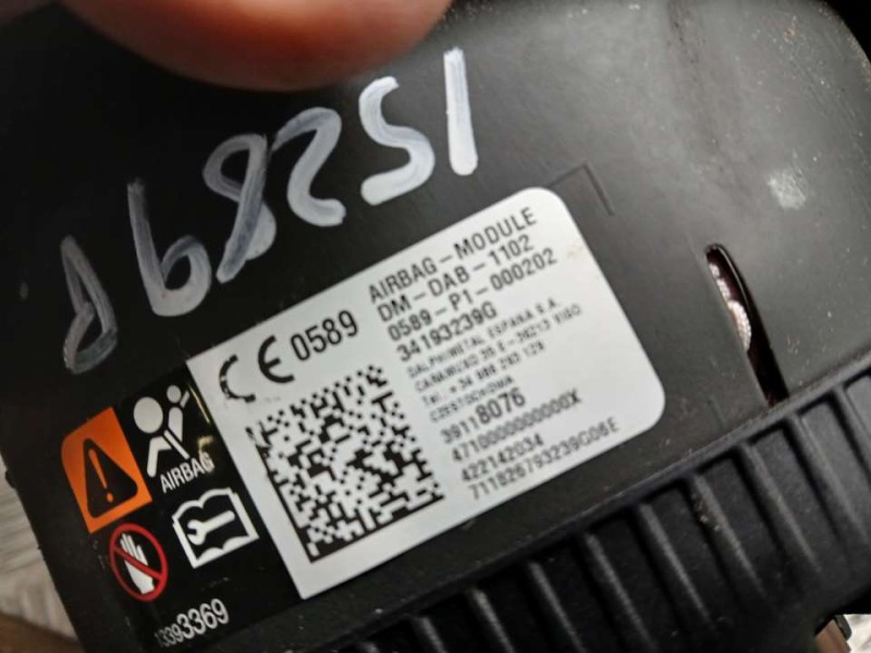 Recambio de kit airbag para opel astra k lim. 5türig selective start/stop referencia OEM IAM 34193239G  C/ SALPICADERO Y PRETENS