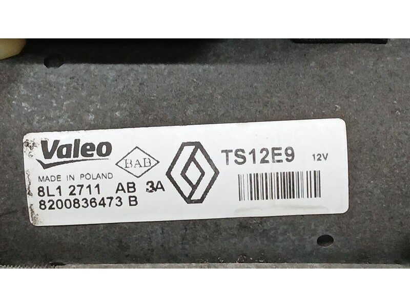 Recambio de motor arranque para dacia duster ambiance 4x4 referencia OEM IAM 8200836473B VALEO TS12E9