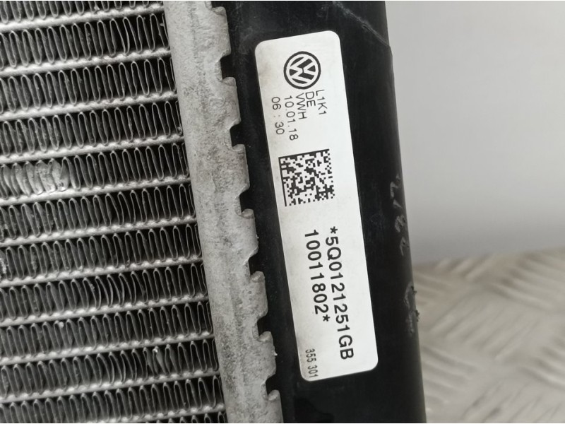 Recambio de radiador agua adicional para seat leon (kl1) style referencia OEM IAM 5Q0121251GB  