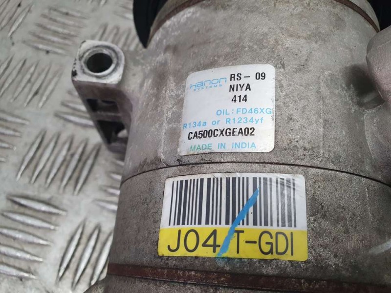 Recambio de compresor aire acondicionado para kia picanto (ja) x line referencia OEM IAM CA500CXGEA02 HANON 
