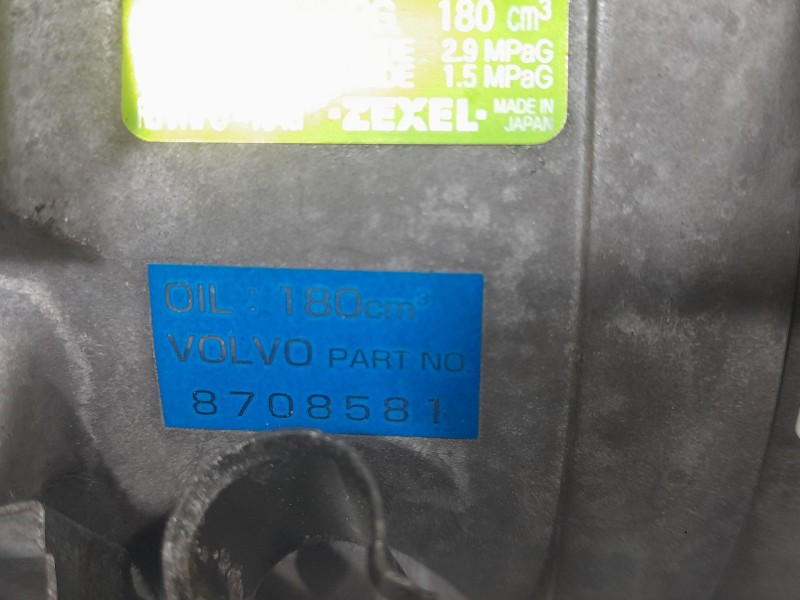 Recambio de compresor aire acondicionado para volvo s80 i (184) 2.4 referencia OEM IAM 31101166 8708581 ZEXEL