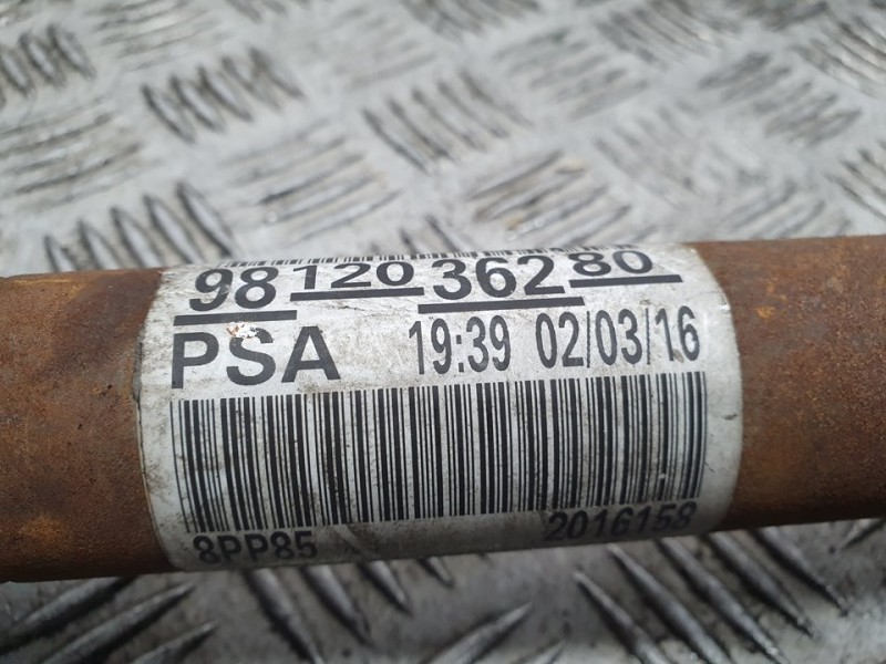 Recambio de transmision delantera izquierda para citroën c-elysée exclusive referencia OEM IAM 9812036280 8PP85 2016158 