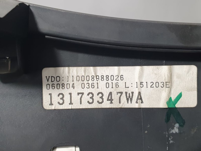 Recambio de cuadro instrumentos para opel corsa c enjoy referencia OEM IAM 13173347WA 110008988026 VDO