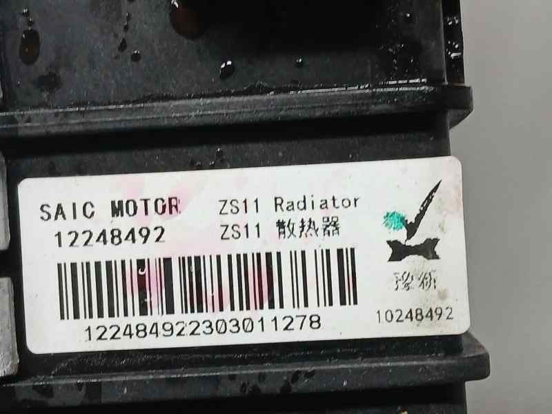 Recambio de radiador agua para mg zs 1.0 vti referencia OEM IAM 12248492 10248492 