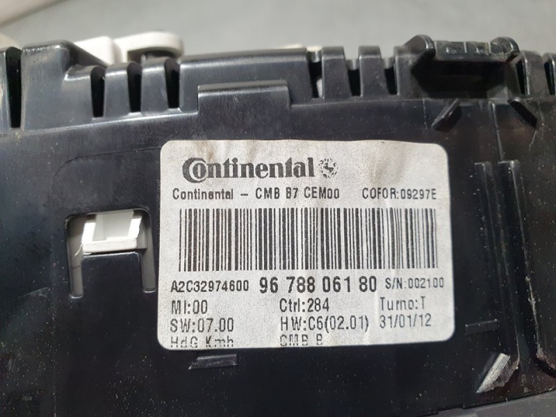 Recambio de cuadro instrumentos para citroën ds4 design referencia OEM IAM 9678558780  