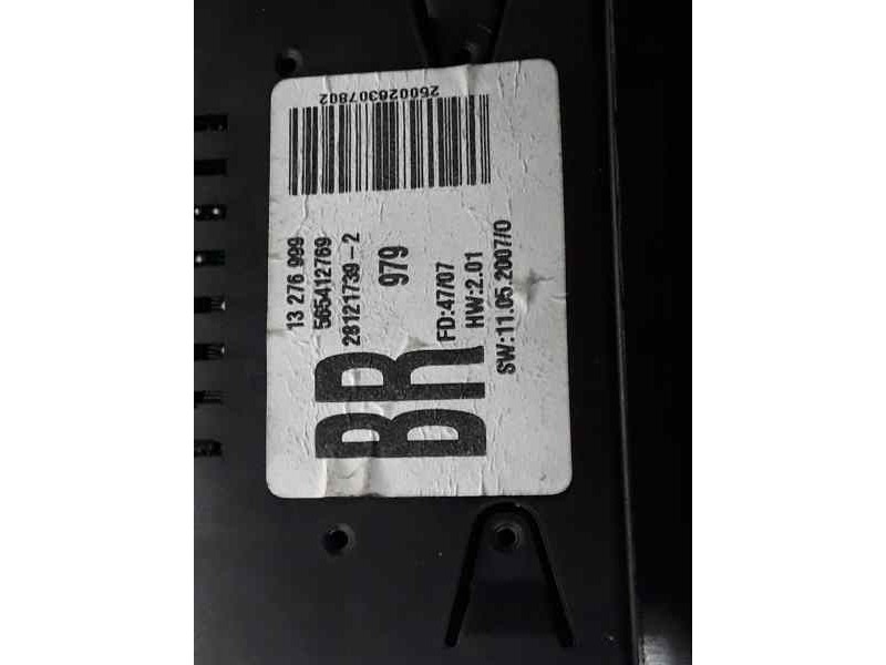 Recambio de pantalla multifuncion para opel astra h berlina cosmo referencia OEM IAM 13276999 565412769 