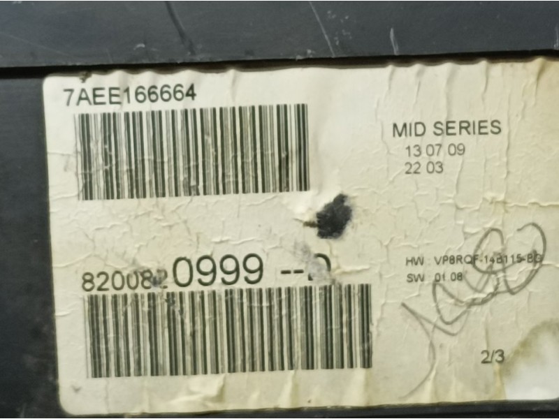 Recambio de cuadro instrumentos para renault clio iii exception referencia OEM IAM 8200820999 7AEE166664 VISTEON
