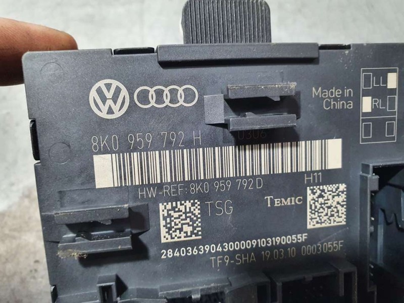 Recambio de modulo electronico para audi a4 ber. (b8) básico referencia OEM IAM 8K0959792H TEMIC 