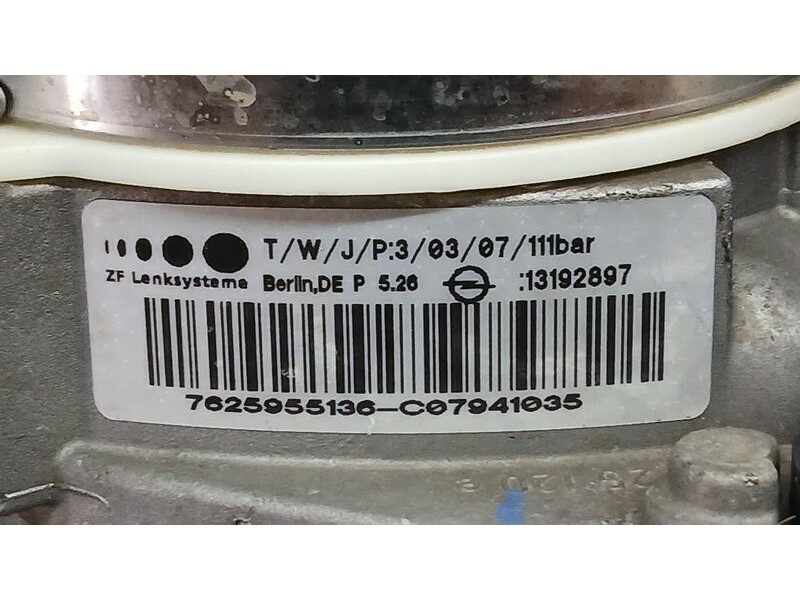 Recambio de bomba direccion electrica para opel astra gtc cosmo referencia OEM IAM 13192897 ZF 7625955136