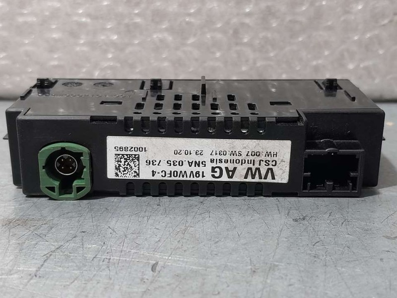 Recambio de conexion usb/aux para volkswagen tiguan advance bmt referencia OEM IAM 5NA035736  