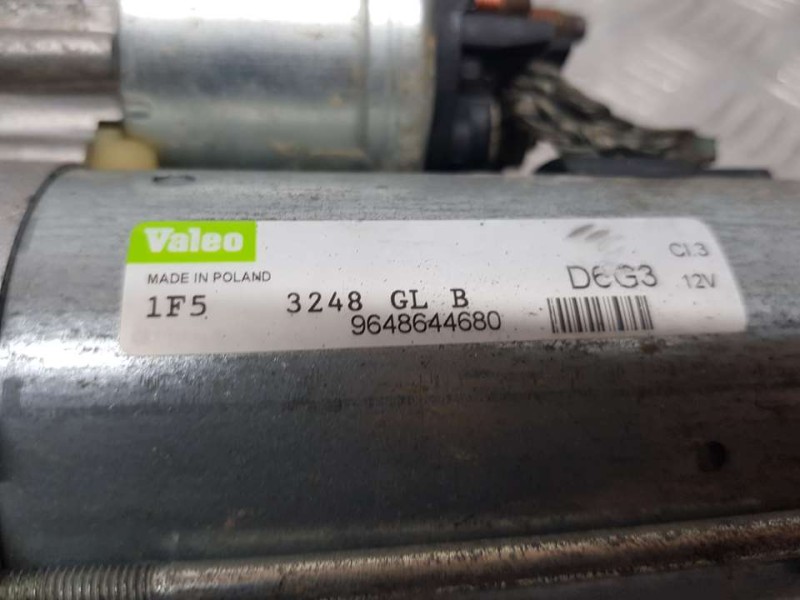 Recambio de motor arranque para peugeot 1007 dolce referencia OEM IAM 9648644680 D6G30 VALEO