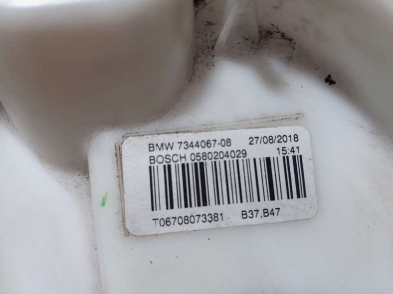 Recambio de aforador para bmw serie 1 lim. 5-trg. (f20) 116d referencia OEM IAM 734406708 0580204029 BOSCH 7 PINES