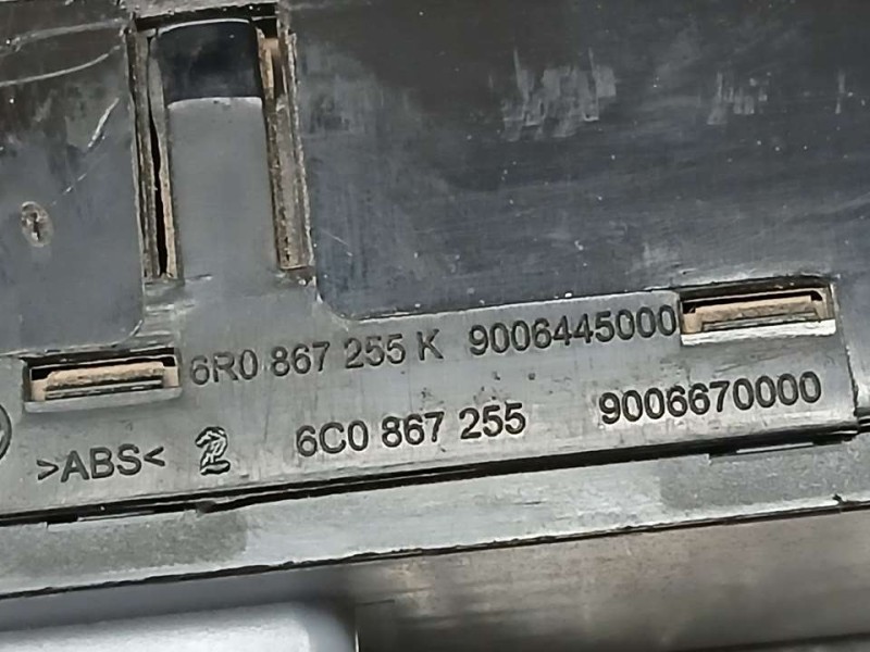 Recambio de mando elevalunas delantero izquierdo para volkswagen polo (6c1) advance bluemotion referencia OEM IAM 6R0867255K 6C0