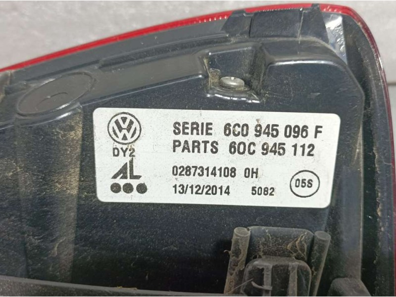 Recambio de piloto trasero derecho para volkswagen polo (6c1) advance bluemotion referencia OEM IAM 6C0945096F  