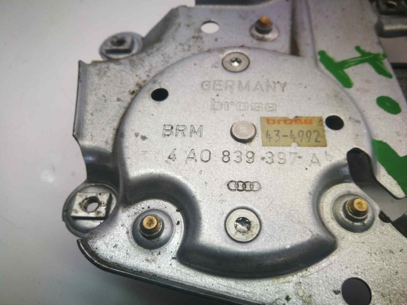 Recambio de elevalunas trasero izquierdo para audi 100 berlina (c4) referencia OEM IAM 4A0839397A  DOS PINS