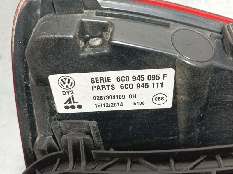 Recambio de piloto trasero izquierdo para volkswagen polo (6c1) advance bluemotion referencia OEM IAM 6C0945095F  