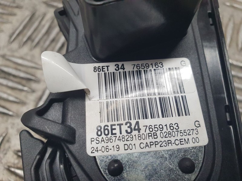 Recambio de potenciometro pedal para peugeot 508 gt line referencia OEM IAM 9674829180  