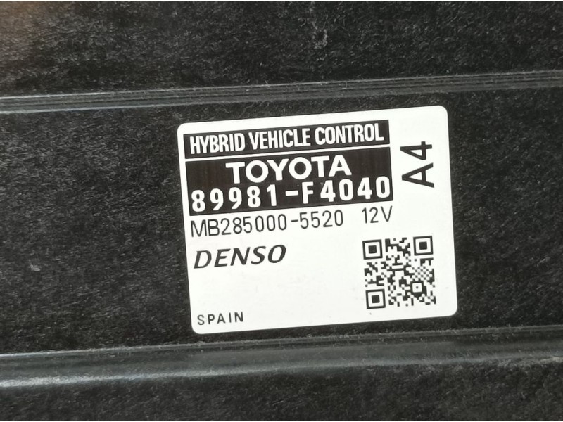 Recambio de modulo electronico para toyota c-hr hybrid style plus referencia OEM IAM 89981F4040 MB2850005520 DENSO