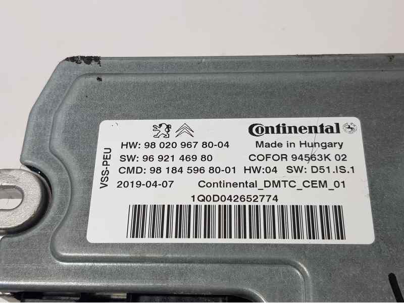 Recambio de centralita direccion para ds 7 crossback so chic referencia OEM IAM 9802096780  CONTINENTAL