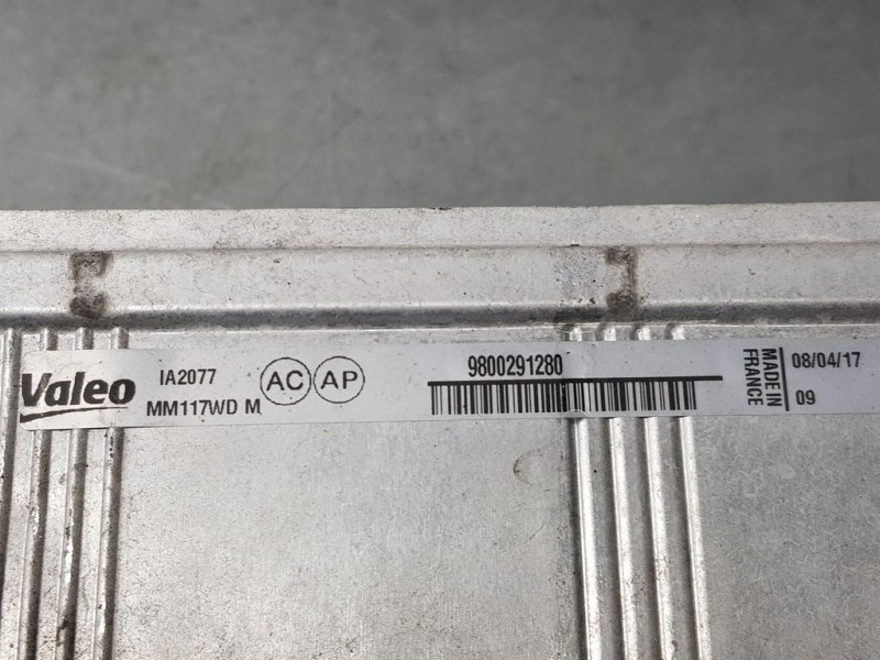 Recambio de intercooler para citroën c4 lim. live edition referencia OEM IAM 9800291280 MM117WDM VALEO