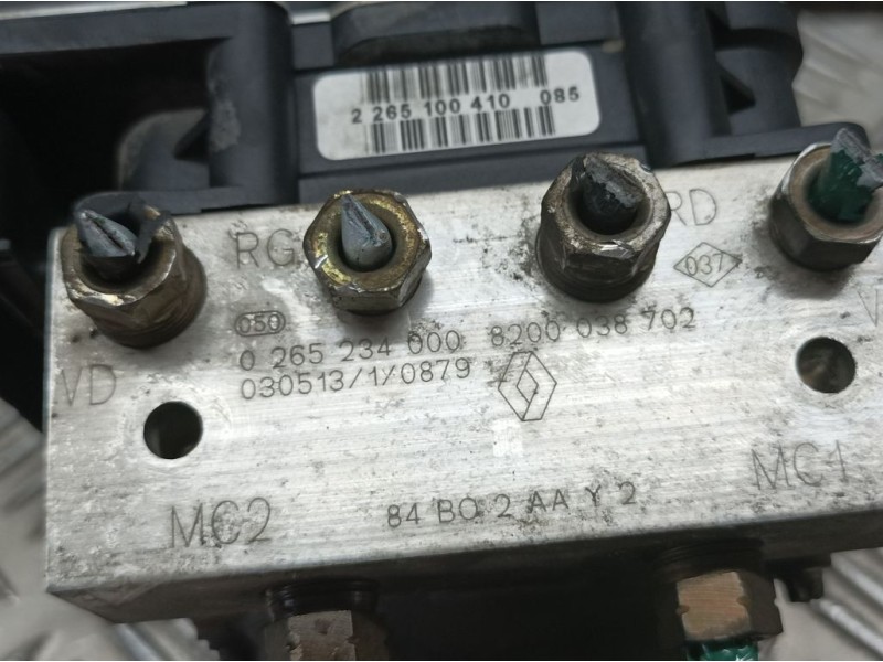 Recambio de abs para renault scenic ii authentique referencia OEM IAM 8200038702 0265234000 BOSCH