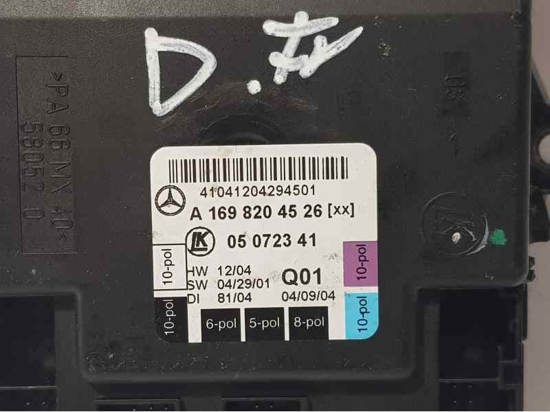 Recambio de centralita cierre para mercedes-benz clase a (w169) a 170 (169.032) referencia OEM IAM A1698204526 05072341 PUERTA D