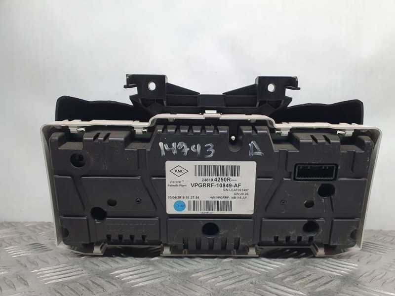 Recambio de cuadro instrumentos para renault clio iv business referencia OEM IAM 248104250R VPGRRF10849AF 