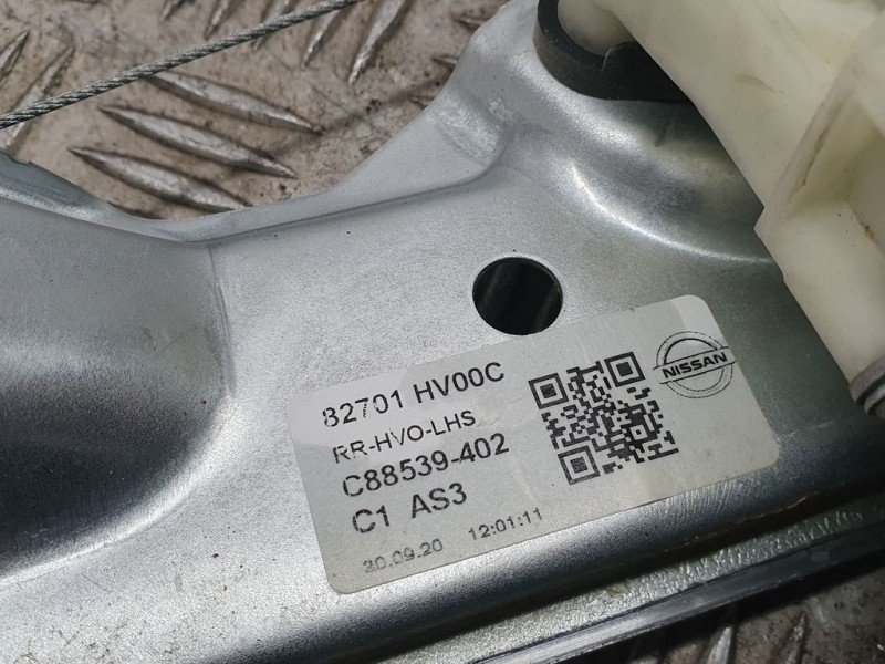 Recambio de elevalunas trasero izquierdo para nissan qashqai (j11) acenta referencia OEM IAM 82701HV00C C88539402 ELECTRICO