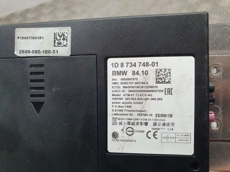 Recambio de modulo electronico para bmw serie 1 lim. (f20/f21) 116i referencia OEM IAM 873474801  